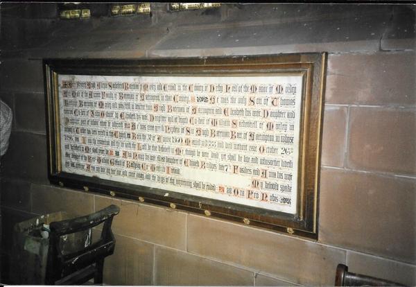 Bateman, framed dedication