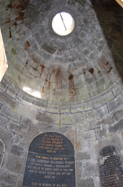 Fraser Mausoleum – Interior detail of oculus opening (2017)